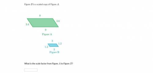 What is the scale factor from Figure A to Figure B? PLEASE HELP