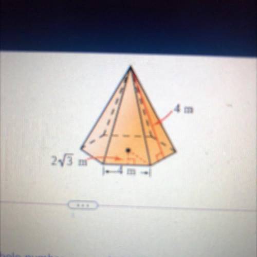 Find the surface area of the pyramid.