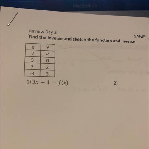 Help with number 1 please :)